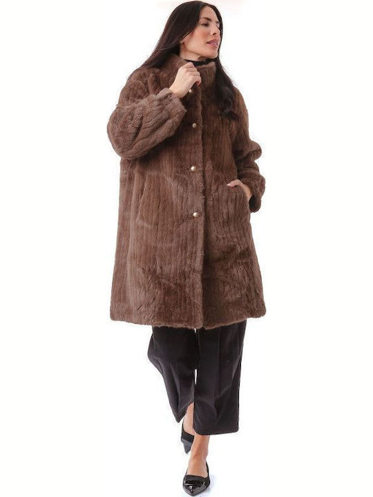Women's Short Fur Brown
