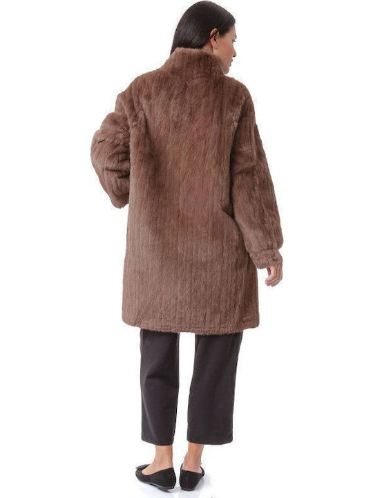 Women's Short Fur Brown