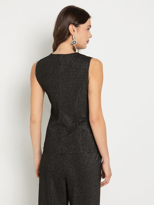 Negru Vestă de damă