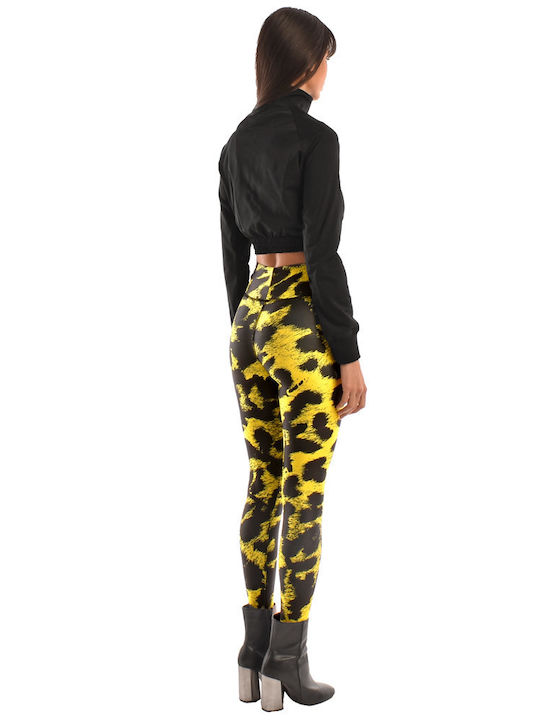 Obvious Clothing Women's Legging High Waisted Lemon