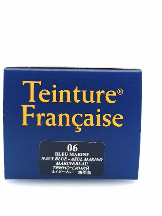 Saphir Teinture Francaise 50 Ml Navy Blue 06 Μόνιμη Βαφή Υποδημάτων Απόχρωση Navy Blue 06