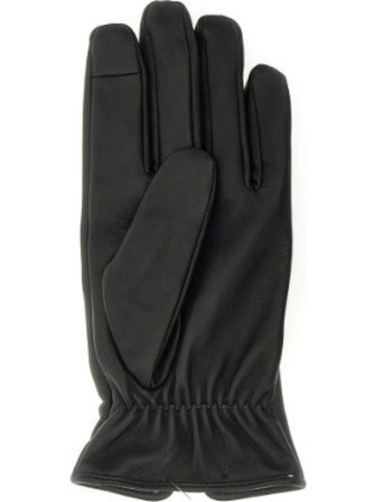 Schwarz Leder Handschuhe