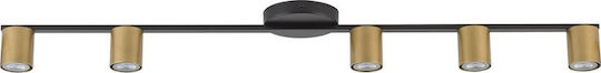 Sigma Metal Light Fixture Spot with 11 Lights in Black Color Sigma Metal Light Fixture Spot with 11 Lights in Black Color