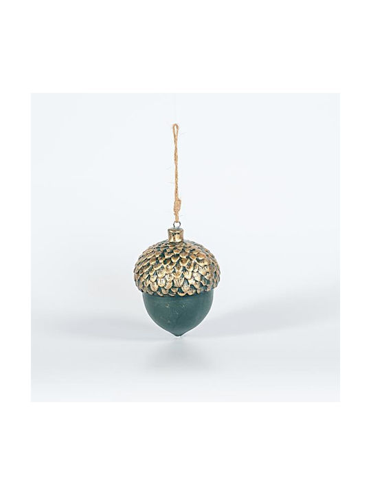 Hanging Acorn Gold 12x12cm