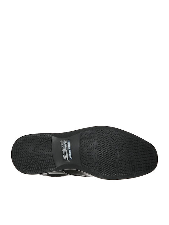 Dreston Δερμάτινα Ανδρικά Casual Παπούτσια Μαύρα
