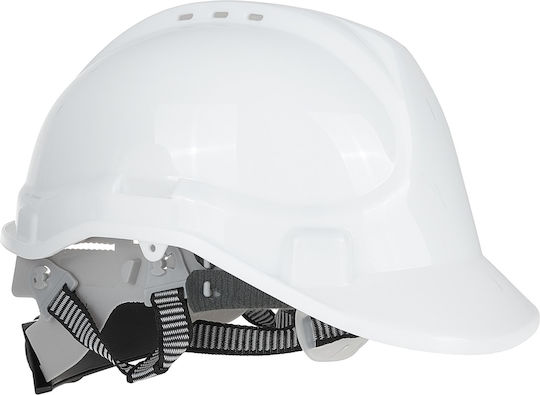 Geko Construction Site Helmet White G90036