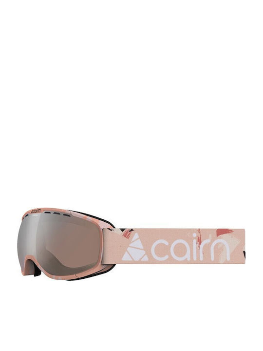 Cairn Omega SPX3000 Ski- & Snowboardbrille Erwachsene Rosa mit Linse Spiegel in Gray Farbe