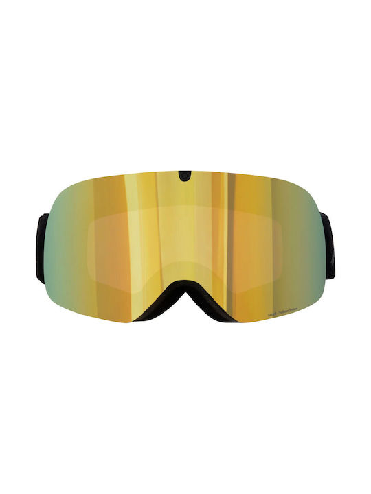 Red Bull Spect Ski- & Snowboardbrille Erwachsene Schwarz mit Linse in Mehrfarbig Farbe