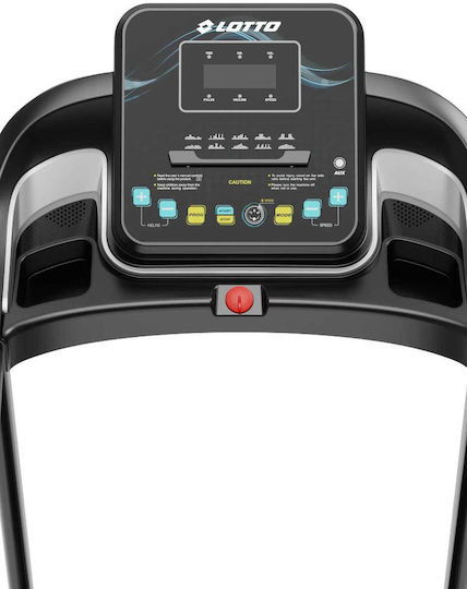 Lotto Agile 1.5hp Ηλεκτρικός Αναδιπλούμενος Διάδρομος Γυμναστικής για Χρήστη έως 100kg