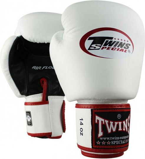 Twins Special Leather Boxing Competition Gloves White