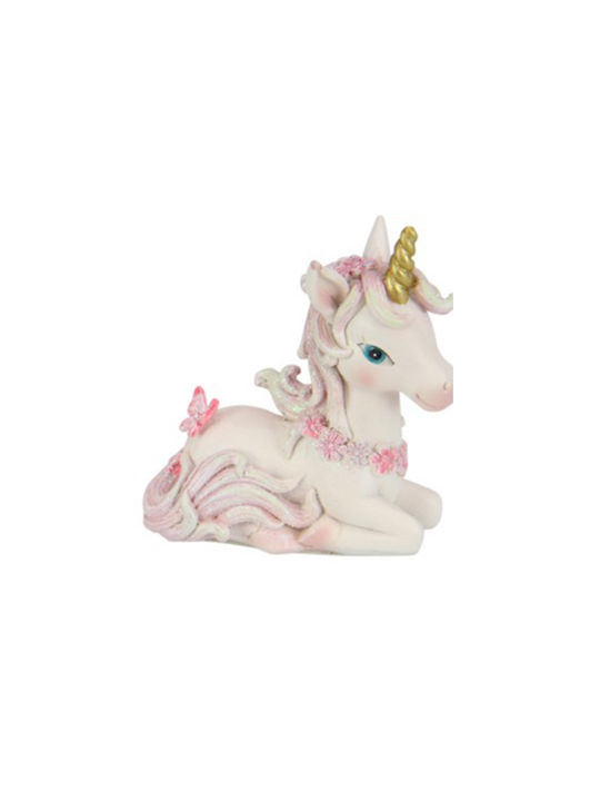 Iliadis Christmas Plastic Figure Unicorn White Height 16cm