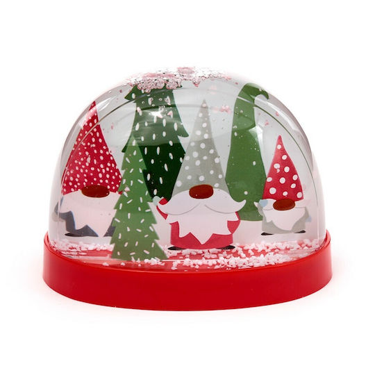 Crăciun Glob de Zăpadă cu Pitici 7x7x9cm 1buc