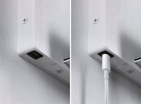 Leuchte Wand Steckdose mit Integrierter LED und Warmweißes Licht