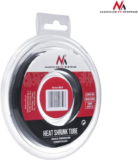 DeLock Heat Shrink Tube Heat-Shrink Tubing with Shrinkage Ratio 2:1 Black