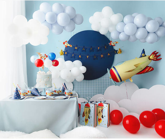 PartyDeco Χάρτινη Τσάντα για Δώρο Πολύχρωμη 10x24x35.5εκ.