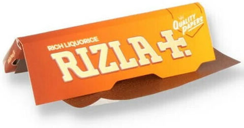 Rizla Rich Liquorize Листчета за свиване на цигари Стандартна Цигарен хартия 50 листове 1бр