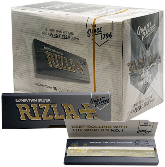 Rizla Super Thin Χαρτάκια Στριφτού Τσιγάρου 50 φύλλα 1τμχ