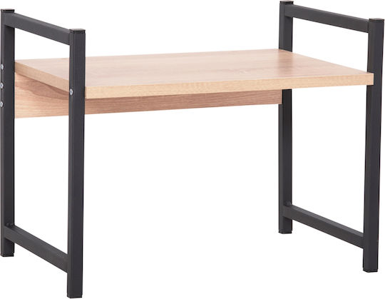 HomeMarkt Tischspiel Kunststoff Küchenorganisationsständer 54,5x35x41cm Schwarze