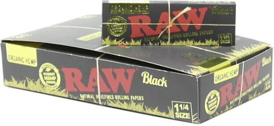 Raw Classic Black Zigarettenpapiere 1+1/4 50 Blätter 24Stück