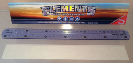 Elements Foot Long Χαρτάκια Στριφτού Τσιγάρου 24 φύλλα 1τμχ