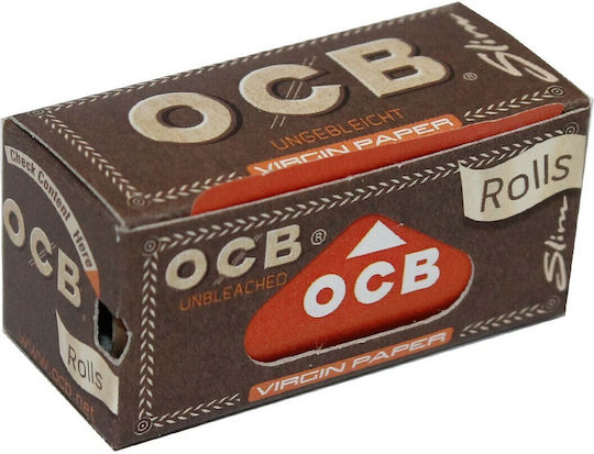 Ocb Virgin Ρολό Στριφτού Τσιγάρου Slim 4m 1τμχ