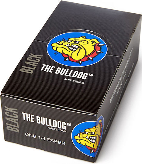 The Bulldog Amsterdam Black Zigarettenpapiere 1+1/4 50 Blätter 50Stück