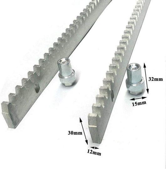 1m Metall-Zahnstange Gamateh