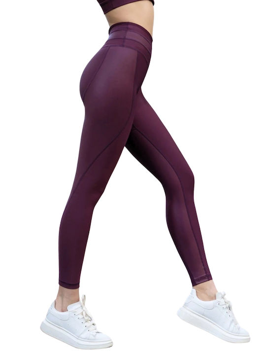 Lismina Women's Legging Push Up Damson