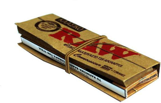 Raw Classic Zigarettenpapier mit Kegelspitzen 50 Blätter 1Stück