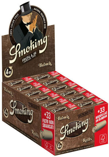 Smoking Ρολό Στριφτού Τσιγάρου με Τζιβάνες 4m 1τμχ