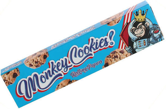Monkey King Cookies Cigarette Rolling Papers Slim King Size with Cone Tips 32 sheets 1pcs