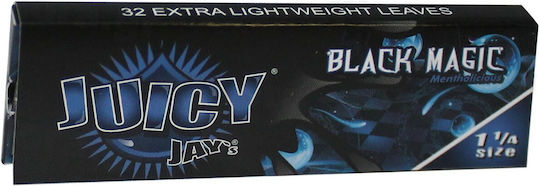 Juicy Jays Black Magic Zigarettenpapier 1+1/4 32 Blätter 1Stück