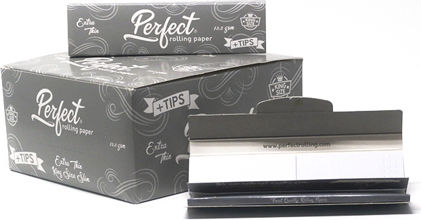 Perfect Silver Χαρτάκια Στριφτού Τσιγάρου Slim King Size με Τζιβάνες 33 φύλλα 1τμχ