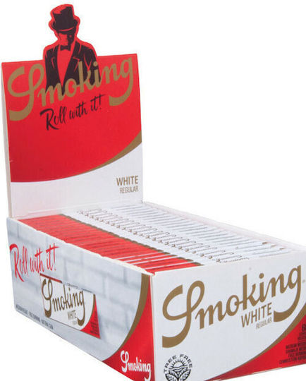 Smoking White Regular Χαρτάκια Στριφτού Τσιγάρου 60 φύλλα 50τμχ