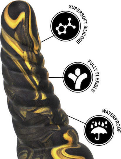 Epic Dildo Cu ventuză Albastru 17.6cm
