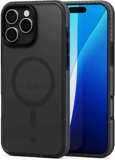 Spacecase Hybrid Fusion Mag Задна корица Пластмаса Черен (iPhone 16 Pro Max)