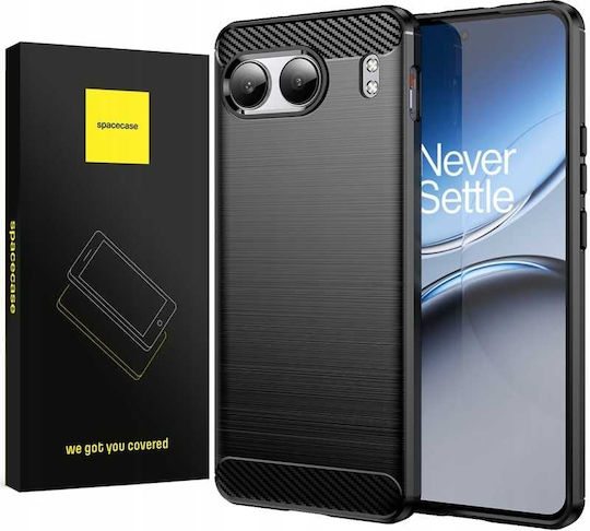 Spacecase Carbon Back Cover Silicone Black (OnePlus Nord 4)