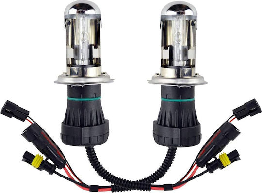 Κιτ Xenon H4 2x55w 12v Ψυχρό Λευκό 6000k