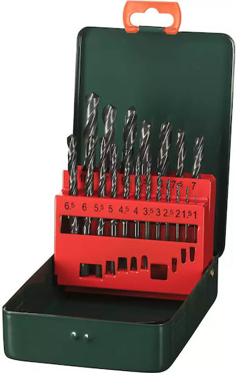 Metabo Set of 19 Drills with Cylindrical Shank for Metal