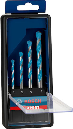 Bosch Expert Cyl-9 Σετ 4 Τρυπάνια με Κυλινδρικό Στέλεχος