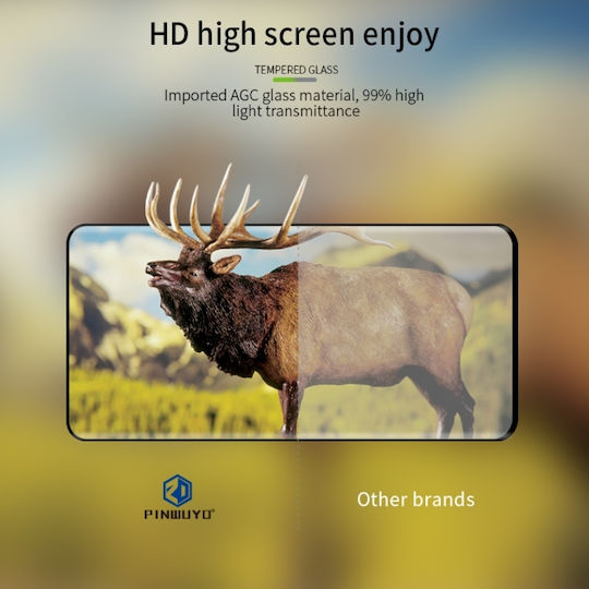 Pinwuyo 3D Tempered Glass Μαύρο (Xiaomi 14 Ultra)
