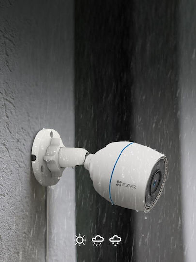 Ezviz CS-H3C IP Surveillance Camera Wi-Fi Full HD 1080p Waterproof with Two-Way Communication and Lens 4mm