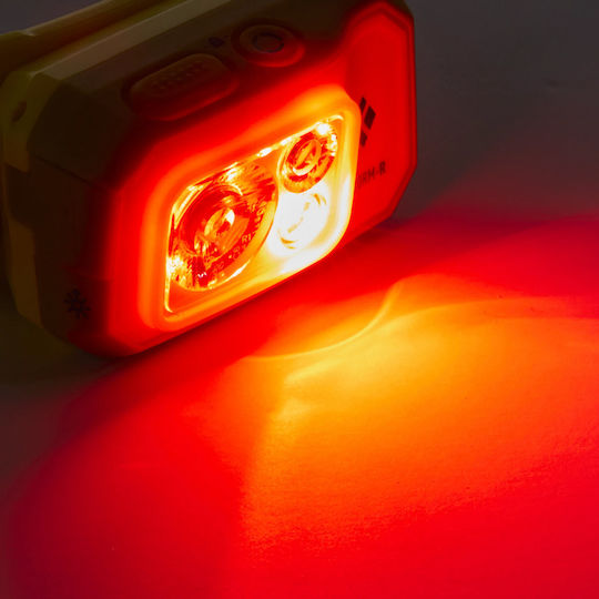 Black Diamond Lumină de lucru și de sit, cu baterie Lanternă Frontală LED IP67 cu Luminozitate Maximă 500lm Storm R Galben