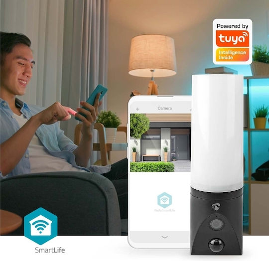 Nedis Cube IP Κάμερα Παρακολούθησης Wi-Fi Full HD 1080p Αδιάβροχη