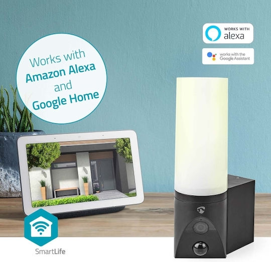 Nedis Cube IP Κάμερα Παρακολούθησης Wi-Fi Full HD 1080p Αδιάβροχη