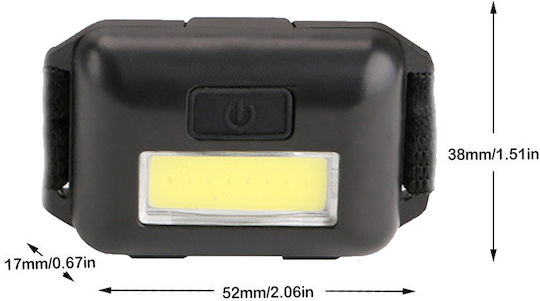 Headlamp LED Waterproof Black