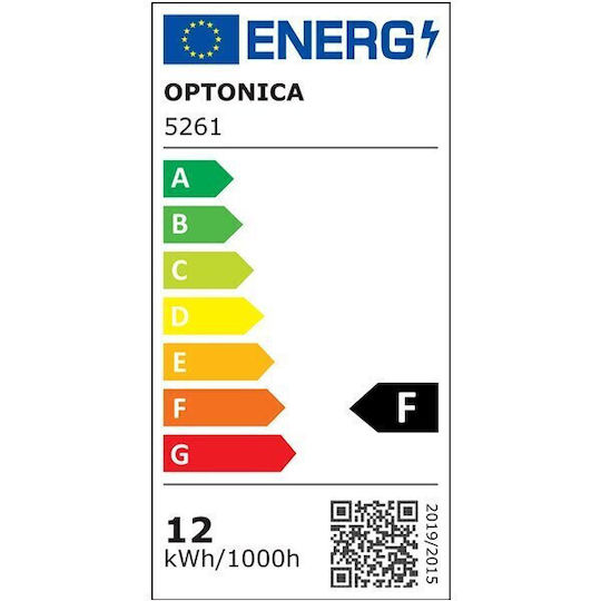 Optonica Commercial Linear LED Light 12W Natural White IP20 35cm