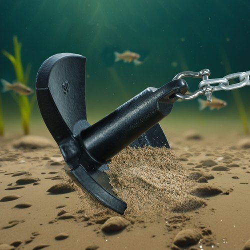 Vevor River Anchor 30 Lbs Black Coating Boat Up to 30 Ft Hmdpzt30b000v24zdv0
