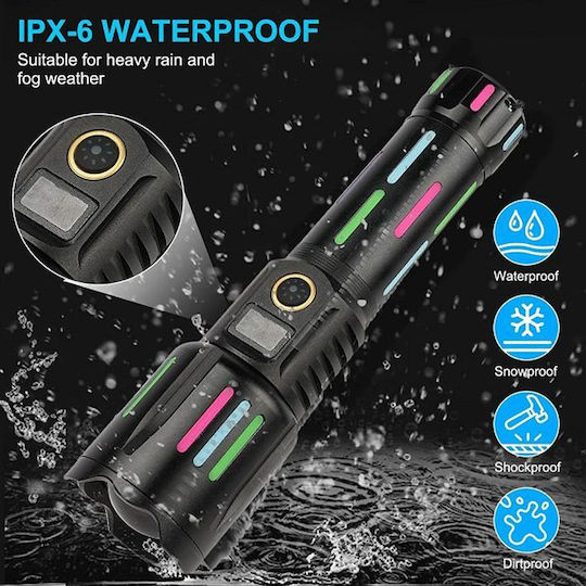 Andowl Rechargeable Flashlight LED IPX6 L550 Honey