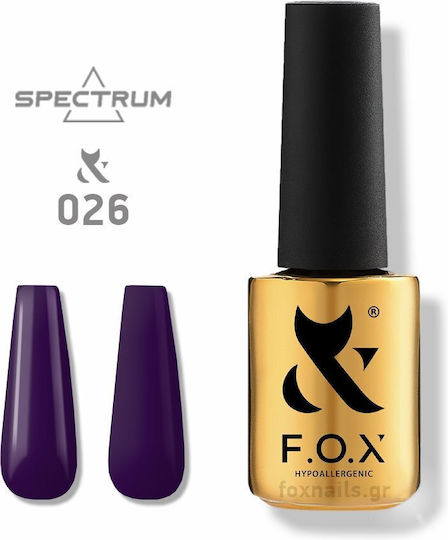 F.O.X Halb-permanenter Nagellack 026 7ml 1Stück
